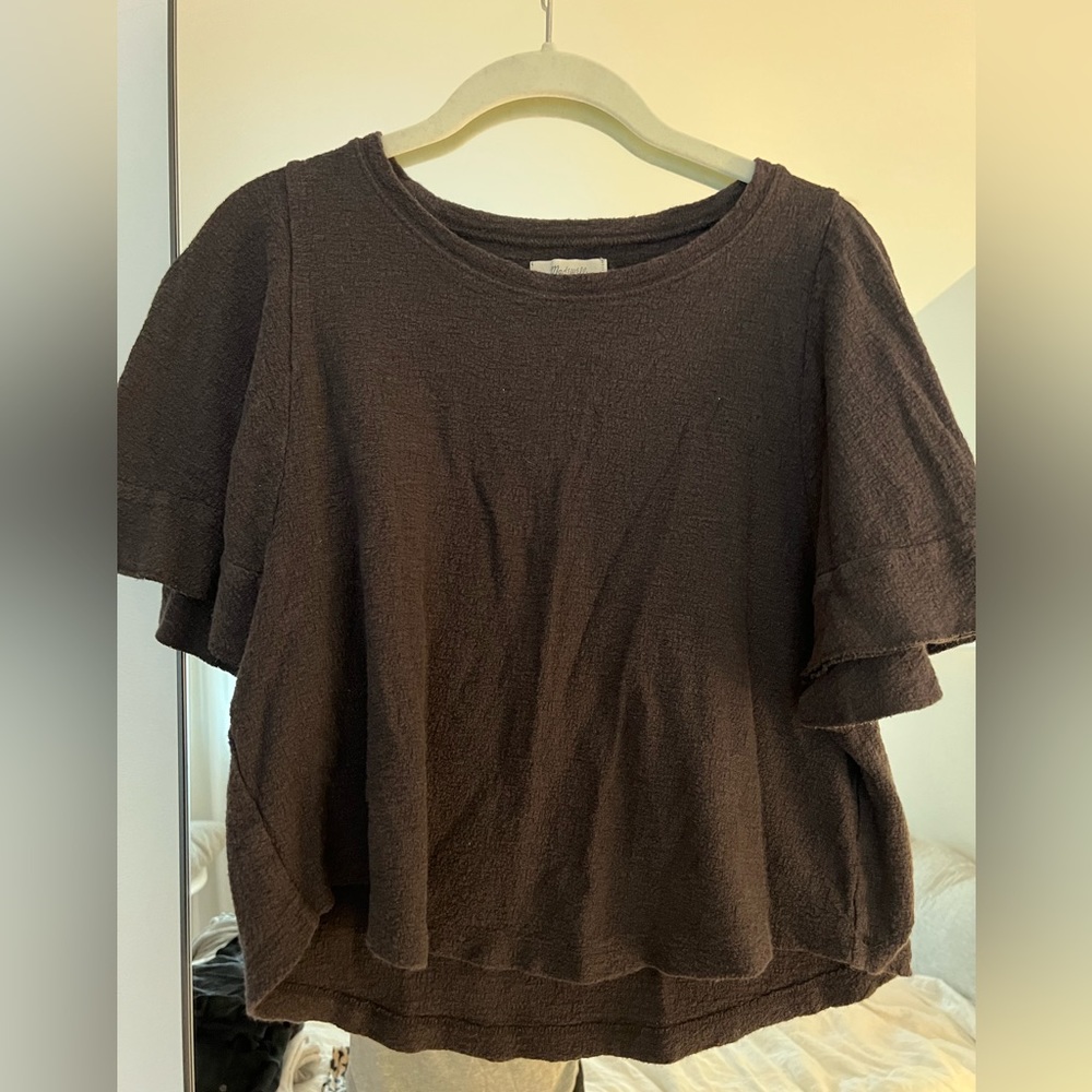 Madewell butterfly sleeve top